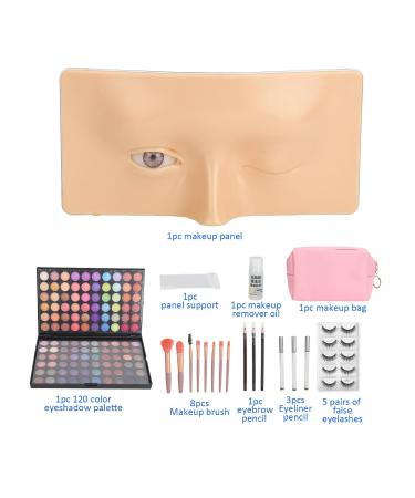 Makeup Practice Face Kit - Complete Silicone Liquid Makeup Board for Salon (White Skin) - Ideal for Skill Development & Tutorials - Buy Online on GoSupps.com