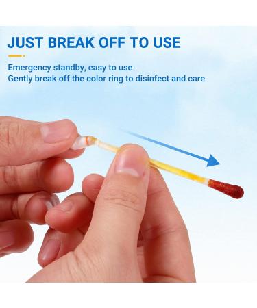 SUPVOX 100Pcs Disposable Cotton Swab for Iodophor Skin Disinfection - Hospital & Home Use - Buy Online on GoSupps.com