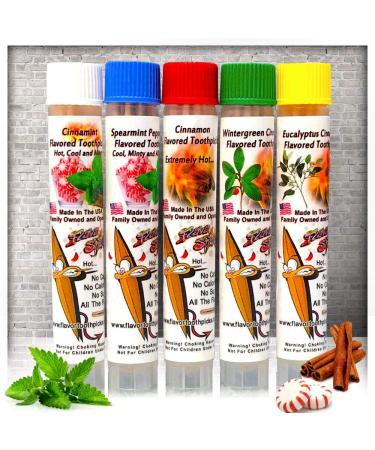 5 Pack Flavor Toothpicks Ultimate Strong Mix Flavor 60 Picks Total Count Great Infused Flavored Toothpick Keto Friendly Combo Pack