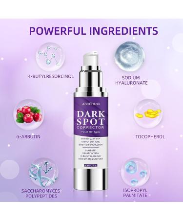 ASHEPANX Dark Spot Remover Cream for Face and Body - Melasma & Hyperpigmentation Treatment | Brightening & Moisturizing Formula | Age Spot & Sun Spot Corrector - Instant Results - Buy Online on GoSupps.com