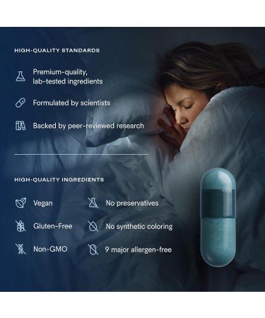 Tally Health Restore Nighttime Sleep Formula with Magnesium Bisglycinate L-Theanine & Apigenin | Melatonin-Free Vegan Non-GMO | Promotes Relaxation & Restful Sleep | 90 Capsules - Buy Online on GoSupps.com