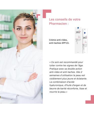  The Skin Pharmacist AGE ACTIVE - Anti-Wrinkle & Anti-Dark Spot Cream SPF15 - Anti-aging Facial Care - Daily Sun Protection - 50 ml - Buy Online on GoSupps.com