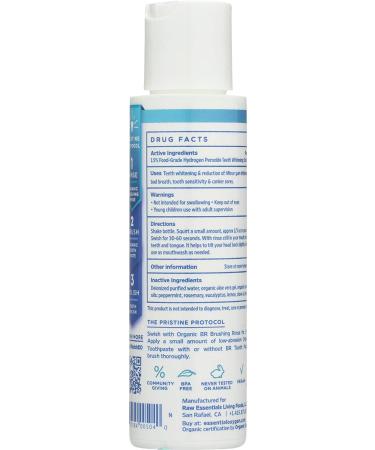 Via Nature Organic Peppermint Essential Oxygen Brushing Rinse - 3 oz - Buy Online on GoSupps.com