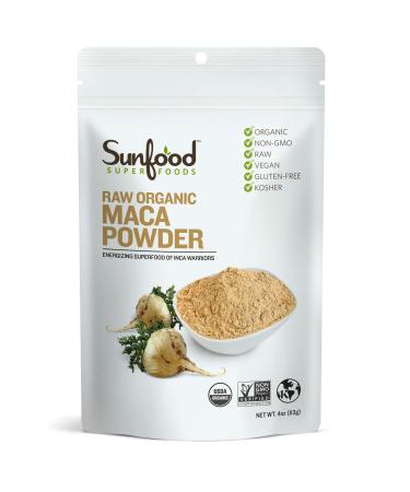 Sunfood Superfoods Raw Organic Maca Powder 4 oz (113 g)
