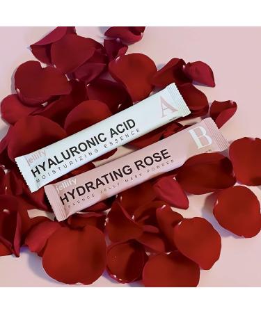 Essence Jelly Mask Hydrating Rose | DIY Peel-Off Facial Treatment with Hyaluronic Acid & Niacinamide | Home Spa Skin Care - Buy Online on GoSupps.com