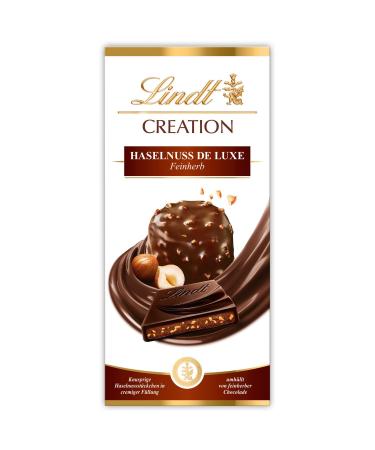 Lindt Dark Rock Chocolate, intensely crunchy - 150g bar