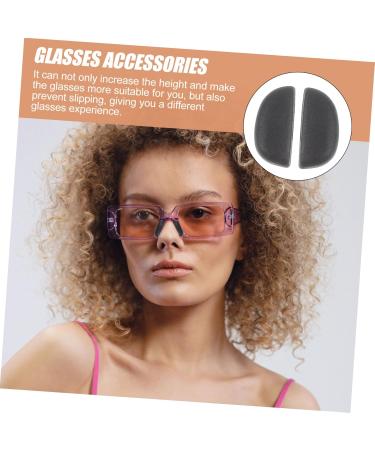 Goohochy 10 Pairs Soft Silicone Nasal Pads - Anti-Nose Pillow Self-Adhesive Glasses Nose Pads for Comfort & Support - Buy Online on GoSupps.com