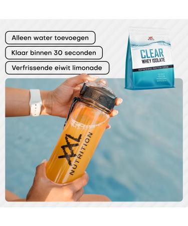XXL Nutrition Clear Whey Isolate 84 Protein Protein Lemonade Protein Shakes Protein Powder Various Flavors Ice tea Peach 1000 grams 40 shakes Peach 1000 grams - Buy Online on GoSupps.com