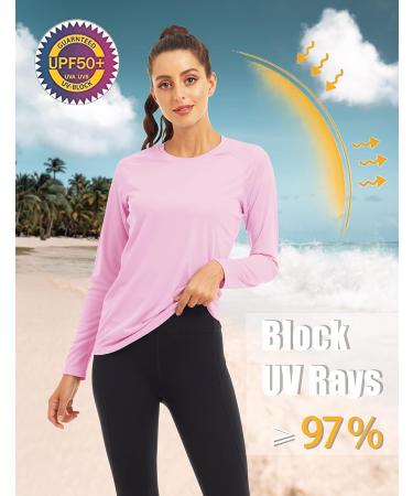 Buy Magcomsen Ladies Long-Sleeved UV Protection Quick-Drying Outdoor Shirt - UPF 50+ Sport T-Shirt for Hiking & Running - Light Summer Functional Wear - Buy Online on GoSupps.com