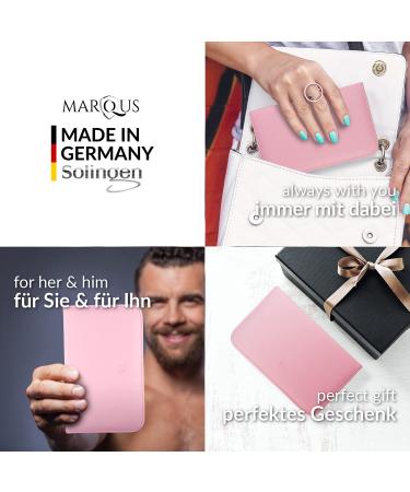 Buy Solingen Manik r Set 12 - Premium Nail Set for Men & Women | Complete Manicure & Pedicure Kit in Pink Synthetic Leather Etui - International Shipping - Buy Online on GoSupps.com