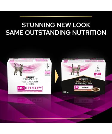 Pro Plan Veterinary Diets UR Urinary Wet Cat Food Salmon 10x85g Salmon 85 g (Pack of 1) - Buy Online on GoSupps.com