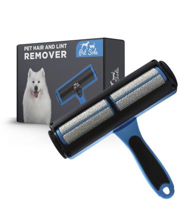 PETSOLE Pet Hair Remover Roller  Reusable Lint Remover for Dog & Cat Hair  Fur Remover Tool for Furniture, Couch, Pet Bed, Car Seats, Bedding  Zero-Waste Dog Hair Remover Large Hair Compartment