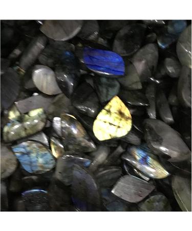 Natural Crystal Rough Nature Lightning Blue and Yellow Labradorite Stone Crystal Moonstone Rough Polished Crystal Jewelry Pendant Accessories Natural Stone Stone Mineral Specimen - Buy Online on GoSupps.com