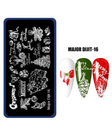 Premium Stainless Steel Nail Art Templates for Women | Halloween & Christmas Patterns | Manicure Printing Plates - Buy Online on GoSupps.com