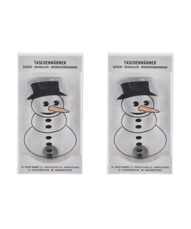 Reusable pocket warmer pocket oven heat pad up to 55 degrees snowman shape can be used multiple times by boiling 2