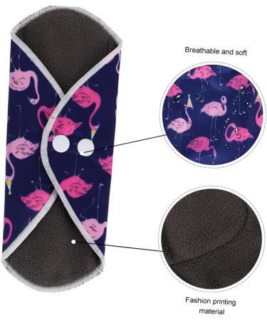 Exceart Reusable Menstrual Mats | Breathable Bandage Insert Pads for Women | Eco-Friendly Menstrual-Mama Towels - Violet Coal Fiber - Buy Online on GoSupps.com