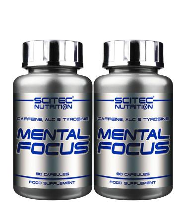 MENTAL FOCUS - Brain Support - Nervous System Health - Concentration Energy and Focus (180 Capsules)