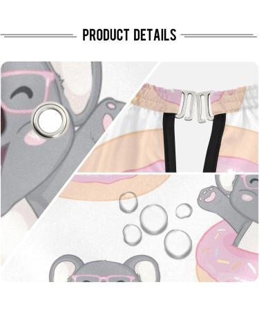 Waterproof Barber Cape - Koala Bear & Cheetah Pattern Hair Cutting Bib for Men & Unisex | Stylish Hair Salon Accessory - Buy Online on GoSupps.com