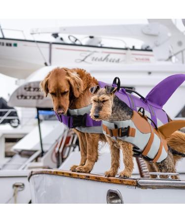 Shop Cit toile Life Jacket for Dogs - Safe Water Sports Vest for Small Medium & Large Dogs | Reflective & Durable in Pink Green & Purple - Buy Online on GoSupps.com