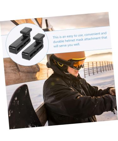 Magiclulu Helmet Mask Holder Hooks - 2 Pairs of Ski & Snowboard Accessories for Helmets Creative Ear Mask Clips - Buy Online on GoSupps.com