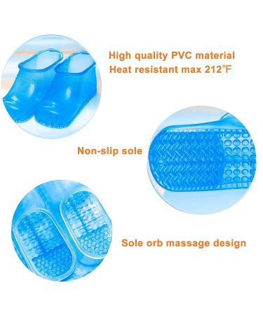 Portable Pedicure Foot Spa Tub for Stress Relief - Large Blue | Perfect Gift for Feet Massage and Soaking - Buy Online on GoSupps.com