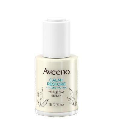 Aveeno Calm + Restore For Sensitive Skin Triple Oat Serum  1 fl oz (30 ml)