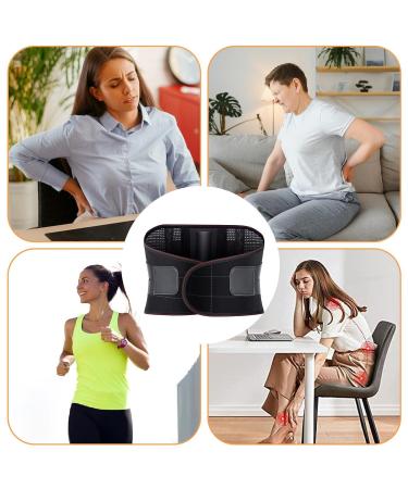 Lower Back Brace for Women Portable Back Support Belt for Lumbar Compression Belt Adjustable Waist Protector Belt for Herniated Disc and Scoliosis Xl - Buy Online on GoSupps.com