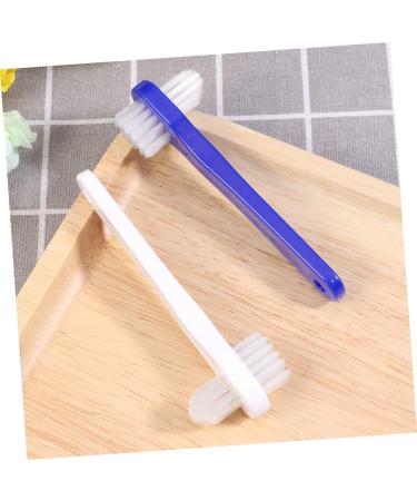 Mobestech 4-Piece Hygiene Prosthesis Cleaner Set | Two-Colored Double-Sided Toothbrush for Dentures & Oral Care - Buy Online on GoSupps.com
