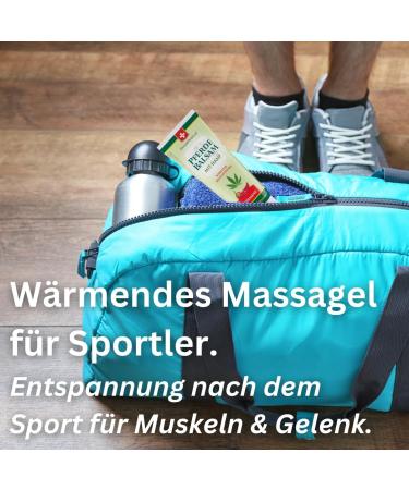 Swissmedicus Horse Balm with Hemp - Warming Muscle & Joint Gel - 25 Natural Extracts - 75ml - Everyday Use - Soothing Relief - Buy Online on GoSupps.com