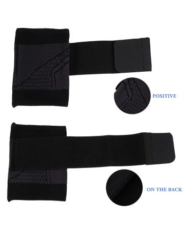 Buy Sports Wristband Brace - Elastic Nylon Sweatbands for Gym Football & Workouts - Carpal Tunnel Relief - Black Fitness Wrist Bands - Buy Online on GoSupps.com