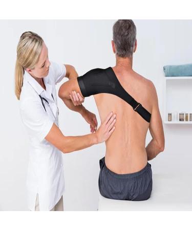 Adjustable Shoulder Support Brace for Torn Rotator Cuff | Pain Relief & Stability Wrap for Men & Women - Fits All Sizes L-XL-2XL - Buy Online on GoSupps.com