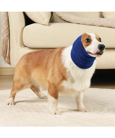 Calming Ear Protection for Dogs - Lzkheh Noisy Hooded Sweater Size M Blue - Noise Protection & Care - Buy Online on GoSupps.com