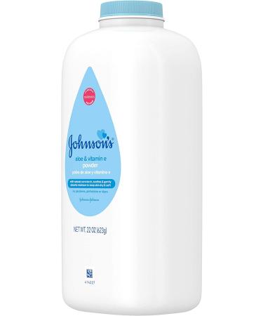 Johnson's Baby Powder Pure Cornstarch with Aloe & Vitamin E 22oz (Pack of 3) - Buy Online on GoSupps.com