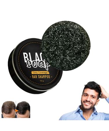 Nexolla Shampoo Bar Solid Shampoo Bar Hair Darkening Shampoo Bar Inverted Bar for Gray Hair Shampoo for Natural and Strong Hair