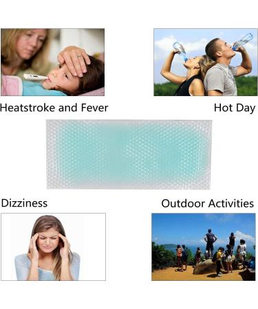 40 Leaf Fever Cooling Plaster - Instant Relief for Headaches Toothaches & Sunstroke | Buy Cooling Gel for Refreshment Internationally - Buy Online on GoSupps.com