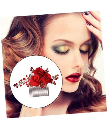 FRCOLOR Set of 2 Wedding Headpieces Flower Hair Clips Flower Hair Accessories Wedding Hair Accessories Tiara Headpiece for the Bride Bridal Comb Rhinestones Accessories - Buy Online on GoSupps.com