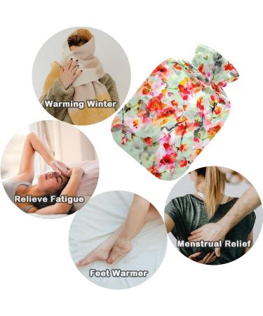 Buy Naanle Cherry Blossom Hot Water Bottle - 2L Heat Bottle for Back Pain Hand & Foot Warmer Neck Warmth & Cold Therapy - International Shipping Available - Buy Online on GoSupps.com