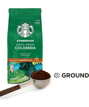Starbucks Blonde Espresso Roast Grains 200g (Pack de 6) & Single Origin Colombia Moulu 200g (Pack de 6) - Buy Online on GoSupps.com