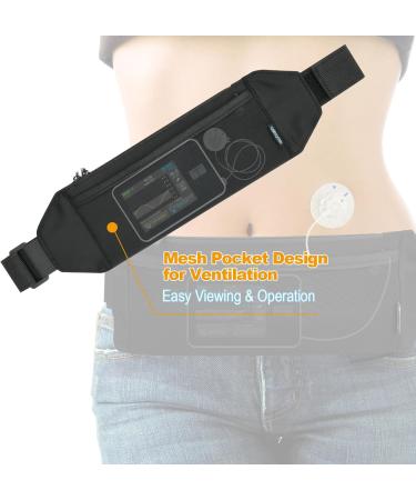 Beautyflier Insulin Pump Belt Holder | Adjustable Waistband for Tandem T:Slim/T:Slim X2 | Diabetic T1D Running Belt with Mesh Pouch for Diabetes Supplies - Buy Online on GoSupps.com