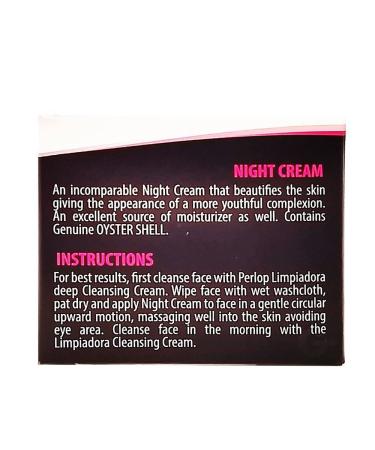 ConchaNacar De Perlop Night Cream #2. Natural Skin Moisturizer and Rejuvenator. Anti-Aging Treatment. 2 oz / 56 g. Pack of 3 - Buy Online on GoSupps.com