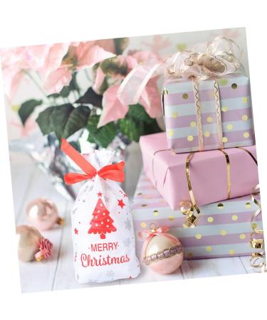 KOMBIUDA 50pcs Christmas Bundle Pocket Christmas Candy Basket Bags Christmas Bundle Bag Bag Biscuit Sack - Buy Online on GoSupps.com