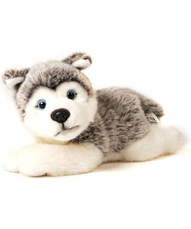 Buy Uni-Toys Husky Puppy Plush Toy - 23 cm Cuddly Grey Dog - International Shipping Available - Buy Online on GoSupps.com