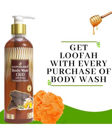 Body Wash OUD with Honey - Anti-Aging Exfoliant for All Skin Types | 300ml | Unisex | Loofah Free - Buy Online on GoSupps.com
