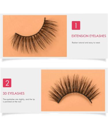 Potadak 40 Pairs 3D Fiber Lashes Natural False Eyelashes Dramatic Volume Lashes Makeup Extension Eyelashes - Buy Online on GoSupps.com