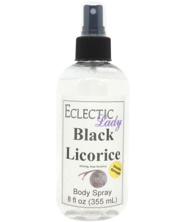 Black Licorice Body Spray (Double Strength) 8 ounces Body Mist for Women with Clean Light & Gentle Fragrance Long Lasting Perfume with Comforting Scent for Men & Women Cologne with Soft Subtle 8 Fluid Ounces (Double Strength)