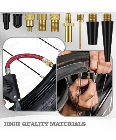 Zuoqiang Bicycle Valve Adapter Set - 21 Pieces for French SV DV AV Valves | Universal Air Pump & Compressor Adapters for Bikes & Balls - Buy Online on GoSupps.com