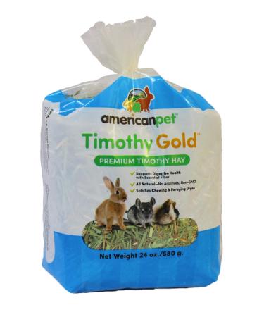 American Pet Diner 140 Timothy Gold Hay, 24 Oz,Blue 1.5 Pound (Pack of 1)