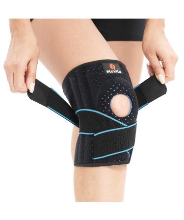 Moxita Knee Brace with Side Stabilizers & Patella Gel Pads  Adjustable Knee Support Braces for Meniscus Tear Knee Pain ACL Injury Recovery  Knee Brace Patella Stabilizer for Men and Women (Medium)