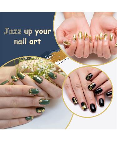 KraftiSky Gold Leaf Sheets - 100 Gold Foil Sheets - 14 x 14 cm Multipurpose Gold Leaf for Nails  Art & DIY Projects  Picture Frames  Home Walls  Interior and Multi Artistic Decoration (Foil) - Buy Online on GoSupps.com