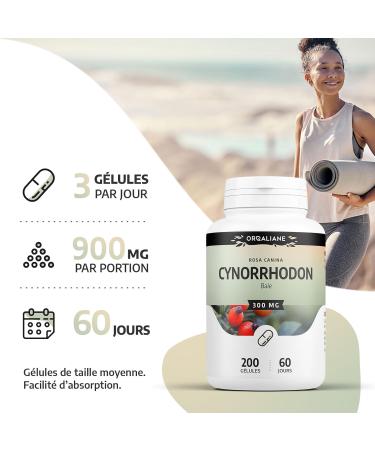 Rosehip 300mg - 200 capsules - Buy Online on GoSupps.com